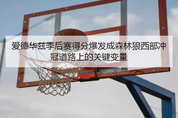 爱德华兹季后赛得分爆发成森林狼西部冲冠道路上的关键变量
